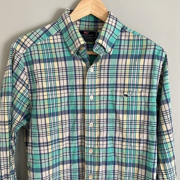 Vineyard Vines Men’s Slim Fit Tucker Shirt Size Small Check print - Picture 3 of 8